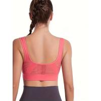 Sujetador deportivo con almohadillas incorporadas, transpirable, alta elasticidad, sin aros, perfecto para yoga, fitness, correr - details 6