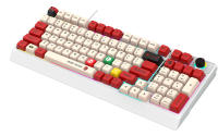Teclado mecánico K98, eje azul, eje rojo, moldeo por inyección de dos colores con cable, periféricos de juego de teclas de sublimación térmica - details 31