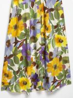 Ropa de mujer europea y americana popular vestido midi de popelina estampado - details 12