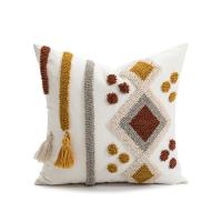 Cojín Bohemio de Terciopelo Almohada de Sofá de Estilo Étnico para Sala de Estar - details 11