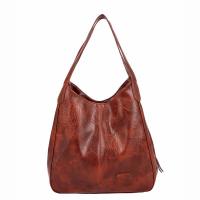 Bolso grande de piel sintética para mujer, bolso Hobo de diseñador, monedero tipo cubo - details 7