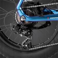 FAFREES F20 Master Bicicleta Eléctrica, Marco de Fibra de Carbono, Motor de 500W, Batería de 48V 22.5Ah, Neumáticos de 20*4,0 Pulgadas de Espesor, Frenos hidráulicos dobles, SHIMANO de 7 Velocidades, Pantalla LCD en color, Aurora Gris - details 9