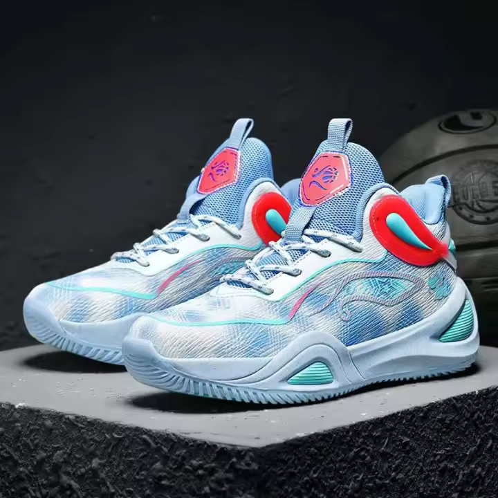 Zapatos respirables de moda para hombres, zapatos deportivos de baloncesto atillas para hombres - 1