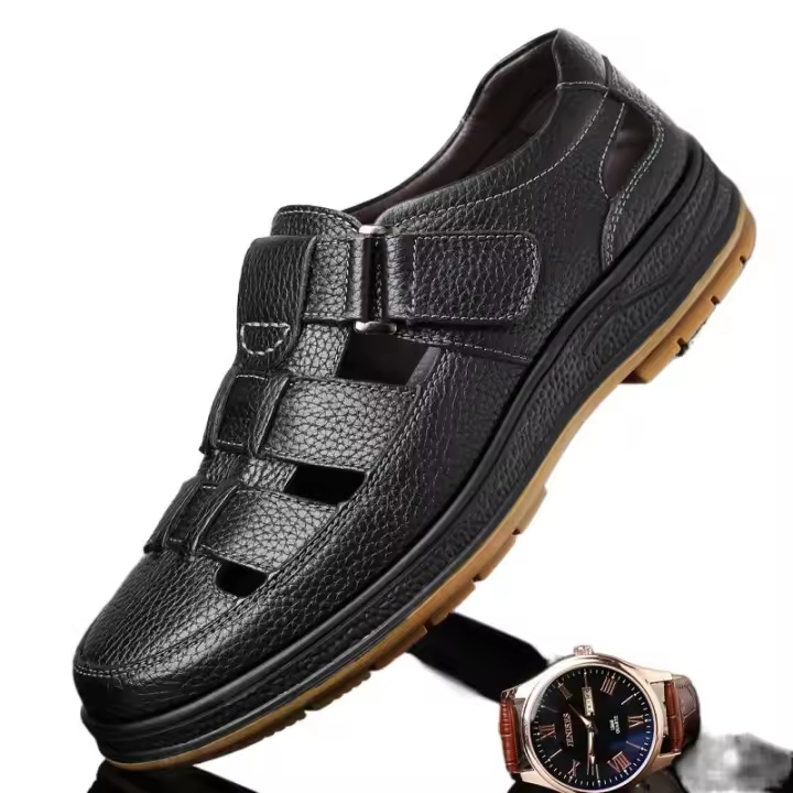 2025Sandalias casuales de verano transpirables para hombres, simples y cómodas. - 1
