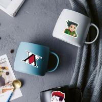 Pegatinas de pared de Anime Hunter X Hunter para niños, 50 piezas, papelería para cuaderno, Maleta, motocicleta, refrigerador - details 5