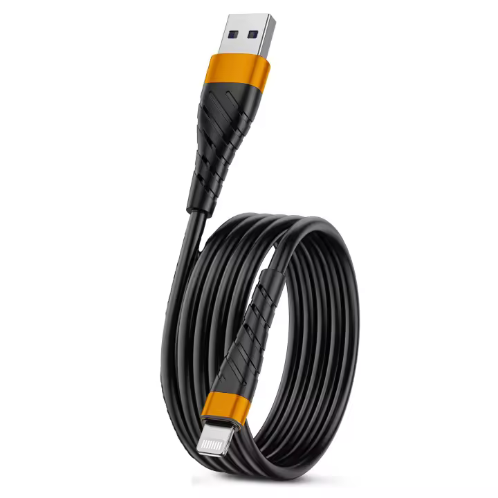 Cable USB de Carga Rápida 2.4A Longitud de 1m, Compatible con iPhone y iPad - 1