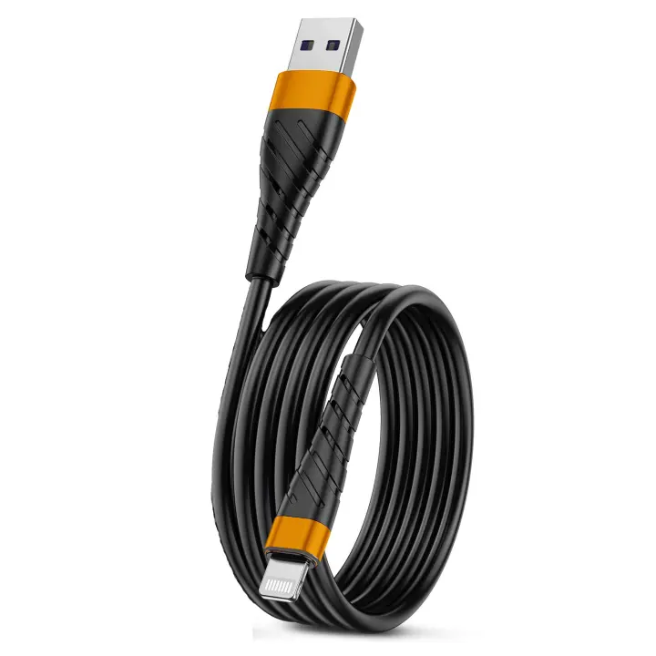 Cable USB de Carga Rápida 2.4A Longitud de 1m, Compatible con iPhone y iPad - 1
