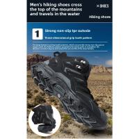 Nuevos zapatos de senderismo de caña alta para primavera y verano para hombres y mujeres, zapatos de senderismo todoterreno, zapatos para exteriores y zapatos deportivos - details 4