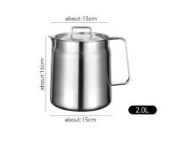 Walfos-olla de filtro de aceite de acero inoxidable, cesta para freír con filtro de aceite de gran capacidad con recipiente de aceite con filtro multifuncional de malla fina - details 12