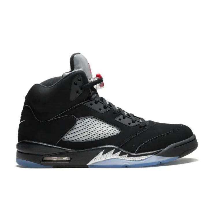 Zapatillas Retro 5 5S, zapatos de baloncesto metálicos negros, zapatillas para correr para hombre y mujer, Zapatillas deportivas, talla 40-47 - 1