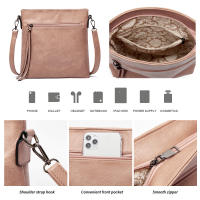Bolso de Hombro para Mujer, Bandolera de Cuero PU, 3 piezas, informal, Gran Capacidad - details 41