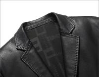Chaqueta de cuero para traje de hombre de alta calidad, abrigo de cuero de moda para otoño e invierno, nuevo traje pequeño informal, chaqueta de cuero para hombre - details 8