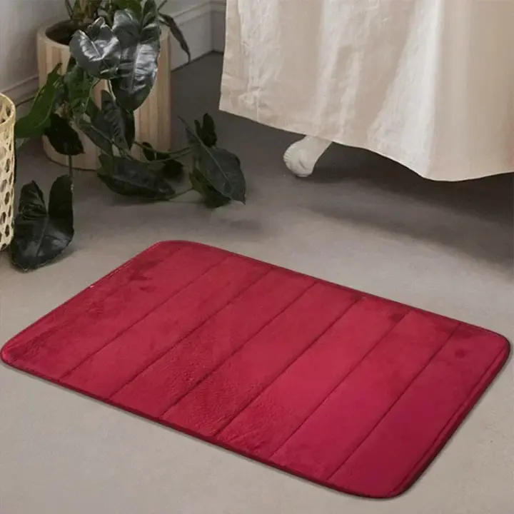 Alfombra de Baño Super Absorbente Suave Alfombra de Piso de Espuma Viscoelástica para Hogar - 1