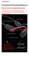 VAORLO Auriculares inalámbricos originales de conducción ósea verdadera IPX6 Impermeables HiFi Deportes Correr Juegos Música Gancho para la oreja Auriculares Bluetooth 5.3 con micrófono Compatible con Sony Xiaomi iPhone - details 11