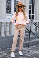Suéter corto de punto para mujer, jersey de cuello redondo Kawaii, ropa informal ligera, tendencia de ventas - details 10