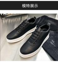 Moda al aire libre Pu cuero altura creciente zapatos corrientes casuales negros, zapatos deportivos para hombres - details 15