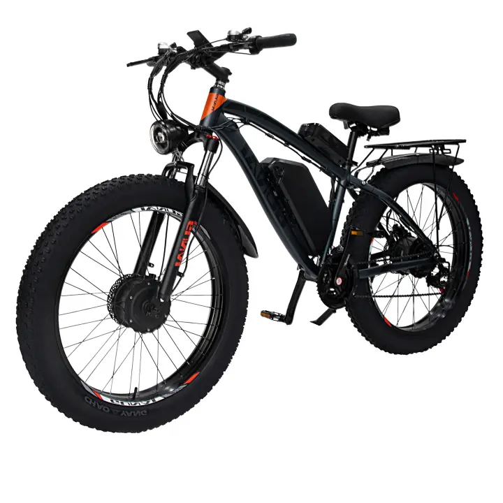 GUNAI GN88 bicicleta eléctrica para adultos 2000W bicicleta eléctrica de carretera 48V 23Ah Fatbike MTB E-bike 26 "bicicleta eléctrica de montaña 55 KM/H velocidad máxima - 1