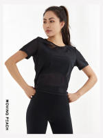 Camiseta deportiva con espalda descubierta para mujer, camiseta de Yoga, ropa de entrenamiento, ATG - details 10