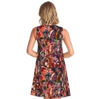 Vestido veraniego suelto personalizado H-Fine e Album S-Styles con estampado de bolsillo, vestido sin mangas para mujer para vacaciones en la playa - details 136