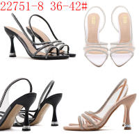 Nueva moda, tacones altos con diamantes de imitación, puntiagudos, tacones de aguja transparentes a la moda y versátiles. - details 15