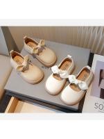 Zapatos de cuero con lazo para niñas pequeñas, zapatos de Princesa a la moda, estilo coreano, Mary Janes PU, primavera y otoño, 2023 - details 2