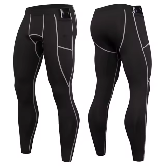 Leggings deportivos para hombre Medias de compresión para gimnasio - 1