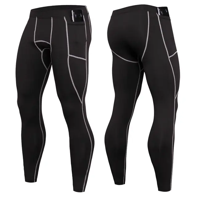 Leggings deportivos para hombre Medias de compresión para gimnasio - 1
