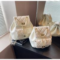 Nuevo Bolso De Estudiante Elegante Y Sencillo, Bandolera Multifunción De Alta Gama, Mochilas De Mujer Con Cadena De Diamantes - details 25
