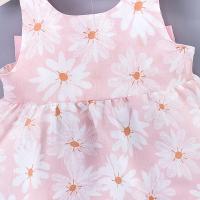 Conjunto de vestido y gorro de playa para niña, vestido de princesa con cuello halter, 2 piezas - details 20
