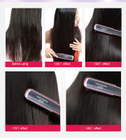 Peine Rectificador de Cabello Cerámico Profesional Herramienta de Estilismo de Cuidado del Cabello de Calentamiento Rápido Enchufe de Estándar Europeo Certificado CE - details 4