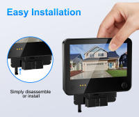 Timbre inalámbrico Ojo de gato, cámara de videovigilancia con WIFI, Radar, intercomunicador Visual gran angular de 1080 °, detección de movimiento PIR, 120 P - details 4