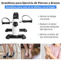Pedales estáticos mini pedal bicicleta estática pedal estático portátil máquinas con pantalla LCD y resistencia ajustable pedales eléctricos para mayores - details 1
