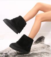 Botas de Moda y Protección para Mujer Cuero Impermeable, Punta Redonda, Tacón de Plataforma, Zapatos Deslizantes con Suela Gruesa - details 3