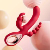 Consolador 3 en 1, vibrador de conejo para mujer, masturbador para orgasmo con punto G, tapón Anal, estimulador de clítoris, masturbación femenina, Juguetes sexuales 18 - details 0