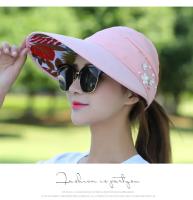 Gorra de Golf para Mujer Verano Versión Coreana Antiguero UV Gorra de Béisbol de Algodón con Flor - details 8