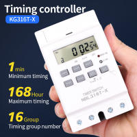 Interruptor de temporizador Digital, relé programable electrónico automático, Control de tiempo de 168 horas, semana/día/minutos/segundo, KG316S 220VAC 25A - details 15