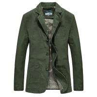 Traje Casual de Moda para Hombres en Otoño Chaqueta de Negocios de Algodón para Exteriores - details 2
