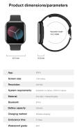 Nuevo Watch10 Reloj de salud para mujer de 1,85 pulgadas Monitoreo del sueño Frecuencia cardíaca y presión arterial Dial personalizado Llamada Bluetooth para Android iOS Pulsera inteligente impermeable para mujer, regalo exquisito 2025 - details 19