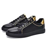 Nuevos zapatos al por mayor de Color oro blanco con capa superior de vaca para hombre, zapatillas clásicas puras de diseño 36-47, calidad de marca, mercado de Dubai - details 1