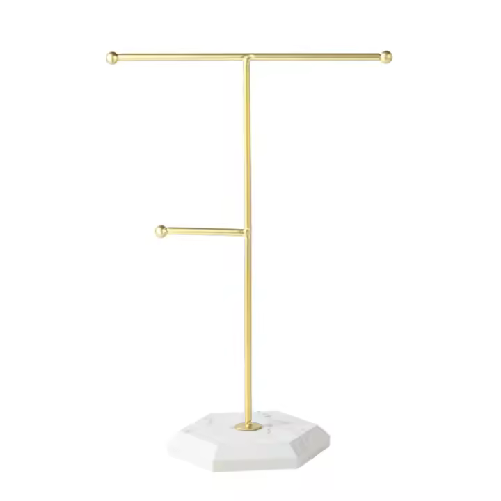 Organizador misceláneo, estante de almacenamiento de Metal desmontable con Base, soporte para presentación de joyería, organizador creativo de collares, llave - 1