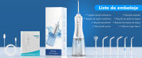 Irrigador Dental portátil Profesional, 350ML, Bucal Inalámbrico, 6 Boquillas, 5 Modos, Para Limpieza de Dientes - details 13