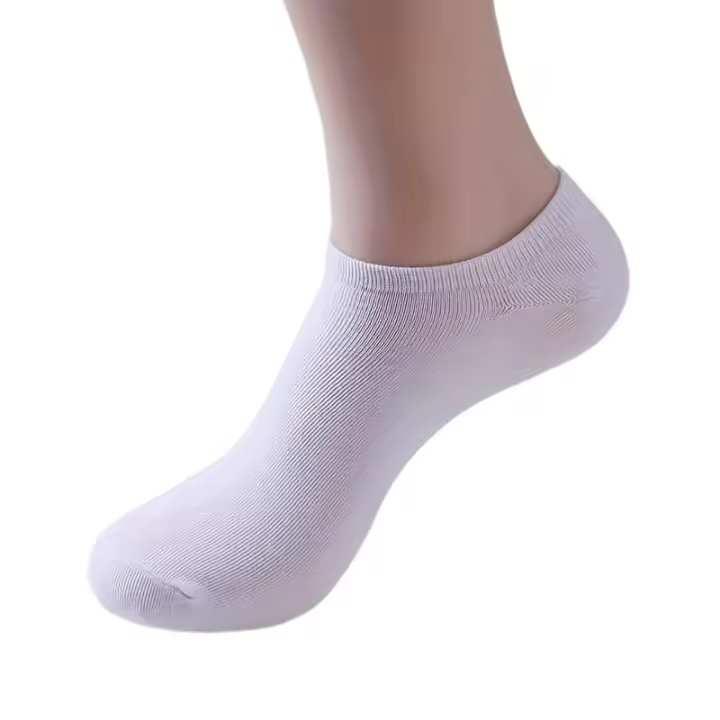 Calcetines de tobillo deportivos versátiles para hombres de primavera y verano, calcetines cortos simples y transpirables de primavera y otoño, calcetines invisibles unisex versátiles para exteriores de otoño e invierno - 1