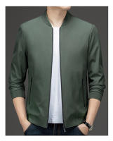 Chaqueta casual para hombre, chaqueta holgada con cuello levantado, impermeable, novedad - details 1