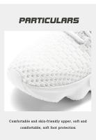 Zapatillas deportivas transpirables para hombre, zapatos informales de suela gruesa con cordones, Tenis blancos, a la moda - details 1