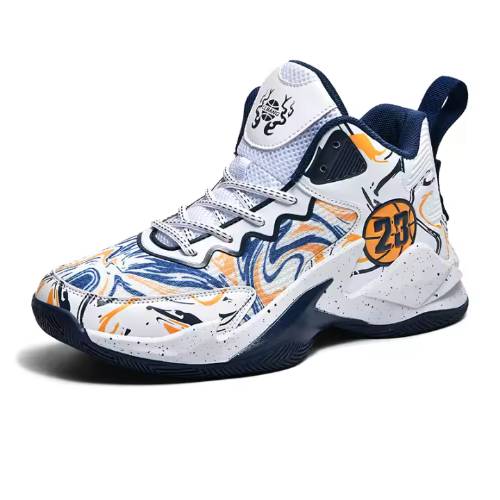 Zapatillas de baloncesto transpirables para hombre, zapatos deportivos ligeros para niños, calzado de entrenamiento atlético cómodo - 1