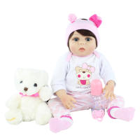 BZDOLL-Muñeca Reborn realista para niñas, juguete de 55 CM y 22 pulgadas, cuerpo de silicona suave completo, encantador, regalo de Navidad - details 19