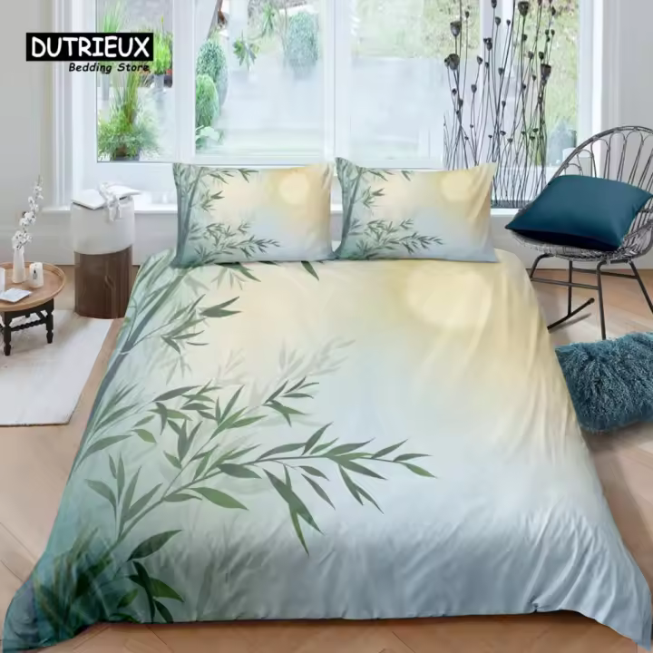 Lujo de Hogar en 3D de Bambú Juego de Ropa de Cama para Niños Funda de Duvet de Bambú - 1