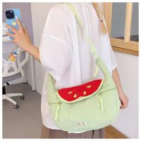 Bolso de hombro de nailon de estilo coreano informal, bolso bonito con forma de fruta, bolso cruzado, bolso de mano ligero, bolso mensajero de tela para estudiante - details 19