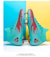 Zapatos cómodos con pinchos de fútbol para hombre, ligeros y de caña alta para mujer, calzado deportivo de entrenamiento - details 13