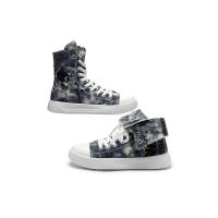 Una tallas dos tallas mujer pareja top alto con cordones nuevas alpargatas tallas euro tablero de graffiti plano - details 6